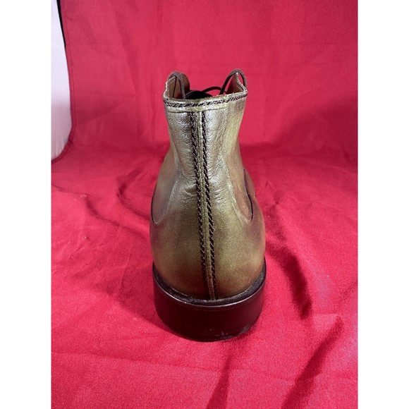 BERLUTI Leather Ankle Chukka Boots UK 11 US 12 Green Patina - Picture 9 of 15